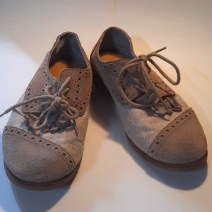 Tom's 7.5 suede oxford shoes